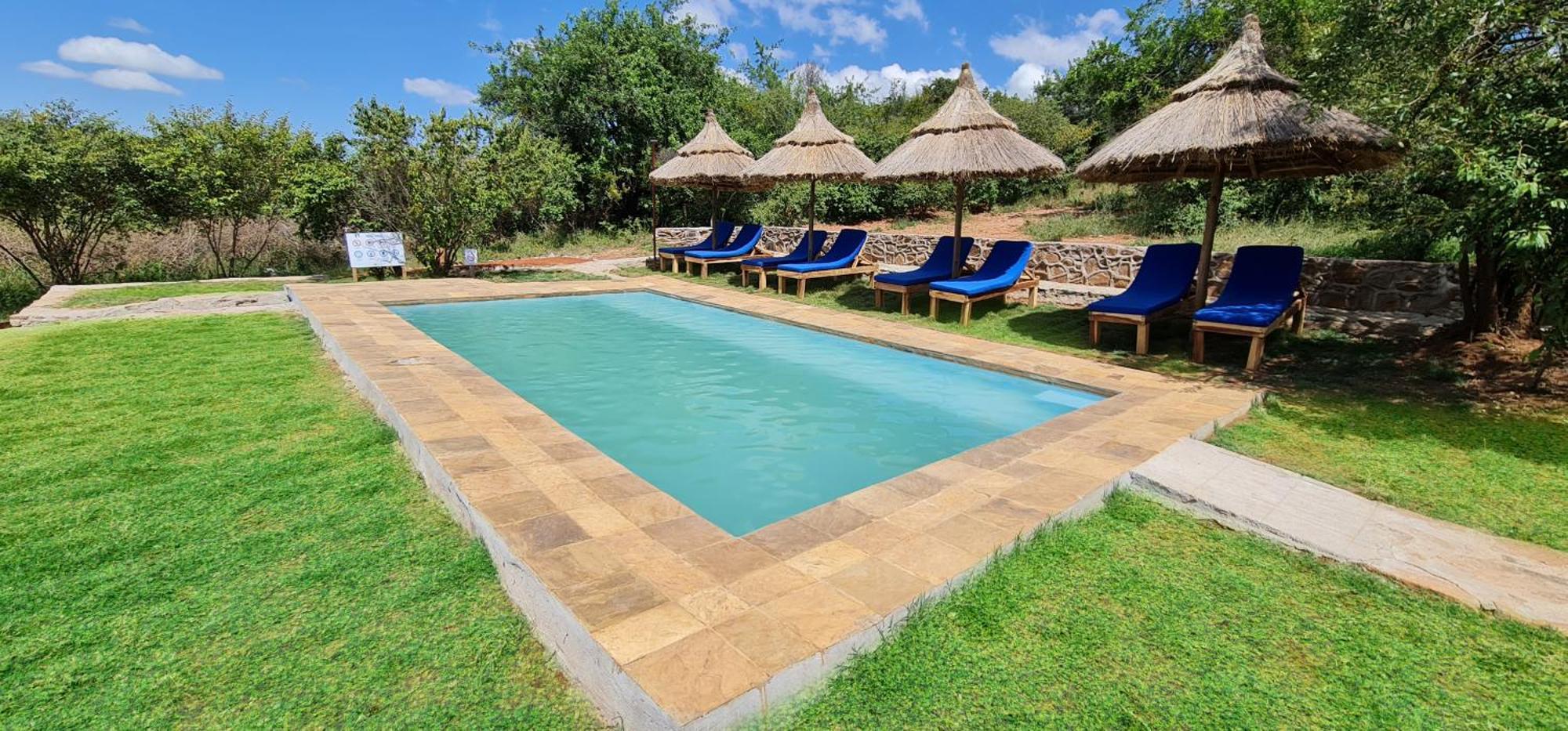 Africa Safari Maasai Boma Villa Serengeti Exteriör bild